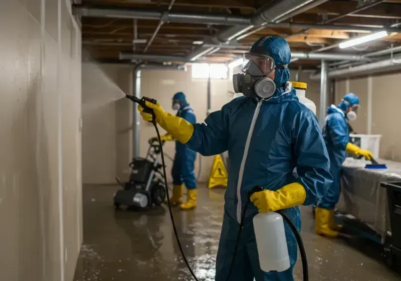 Basement Sanitization and Antimicrobial Treatment process in Merrick County, NE